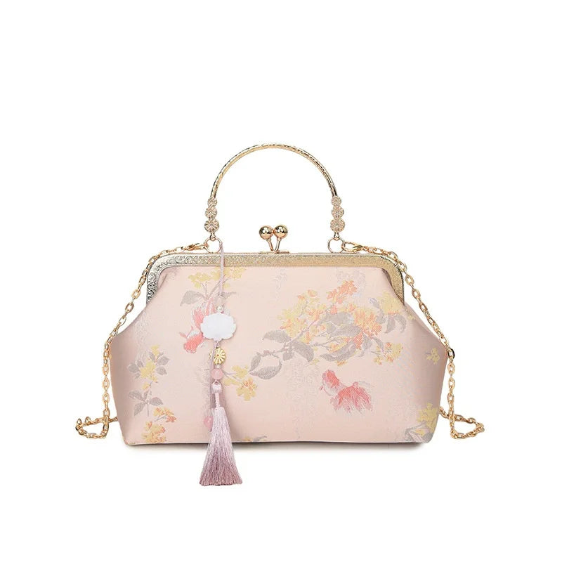 Embroidered Chinese Clutch Bag