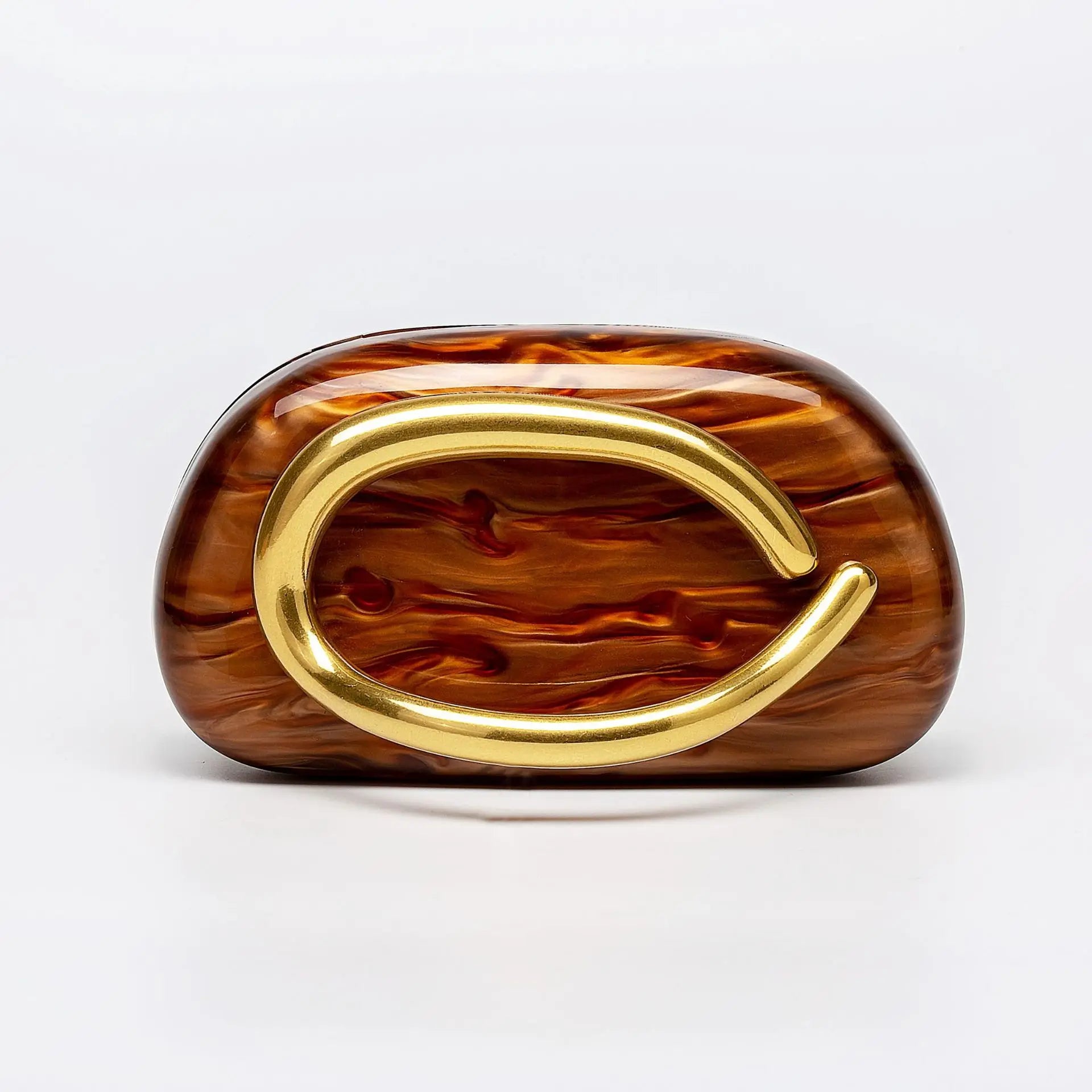 Gold Box Clutch Bag