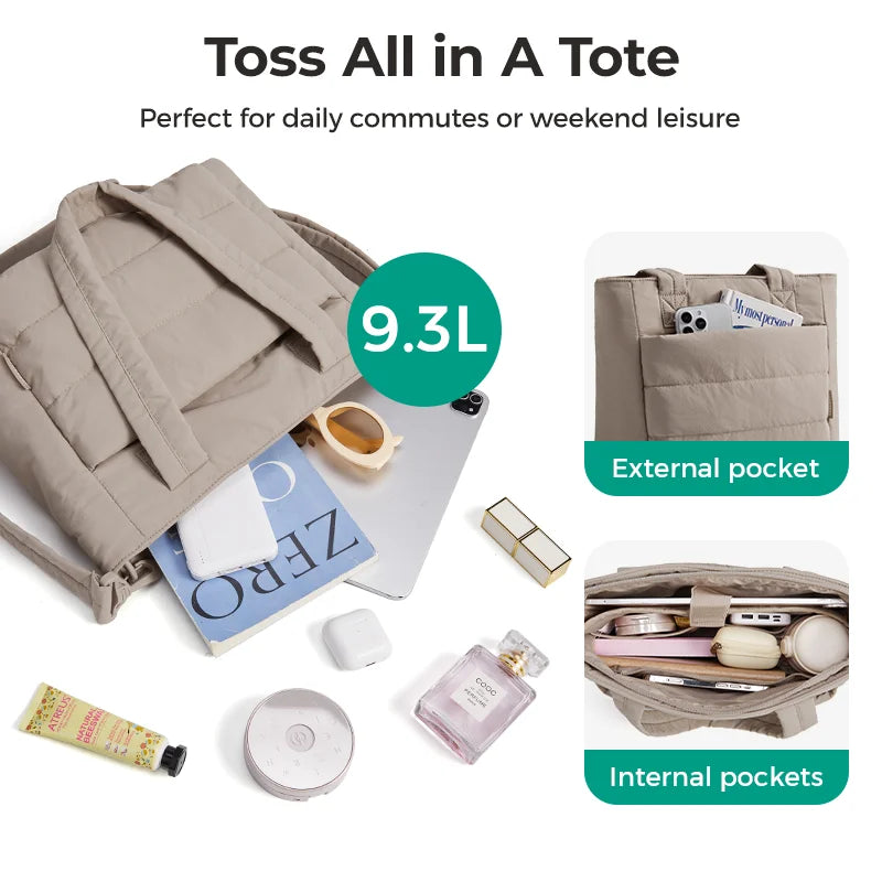Padded College Tote Bag