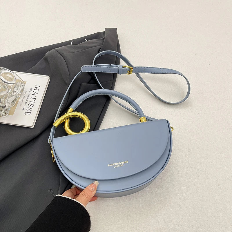 Semicircle Saddle Crossbody Bag