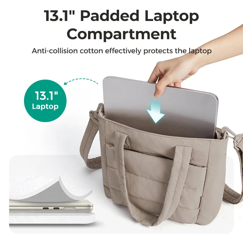 Padded College Tote Bag