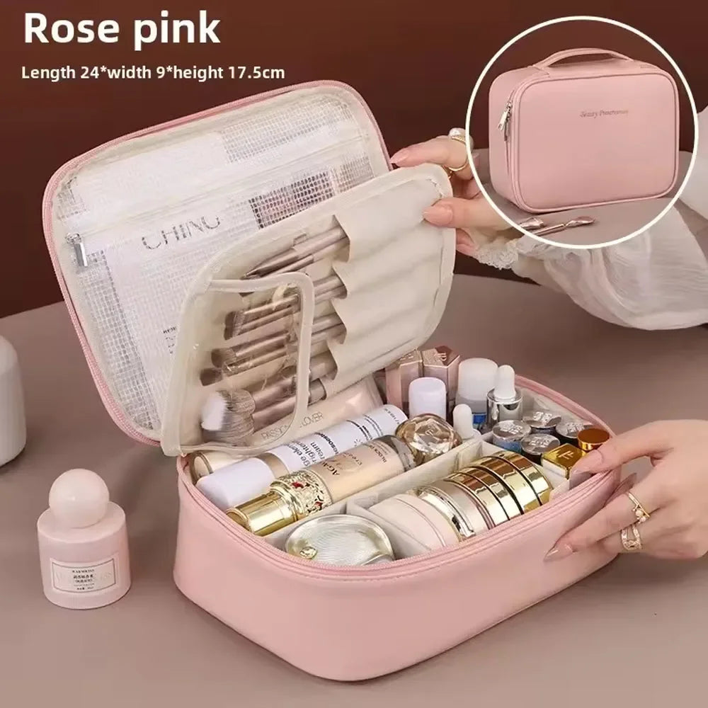 Luxury Double Layer Makeup Bag