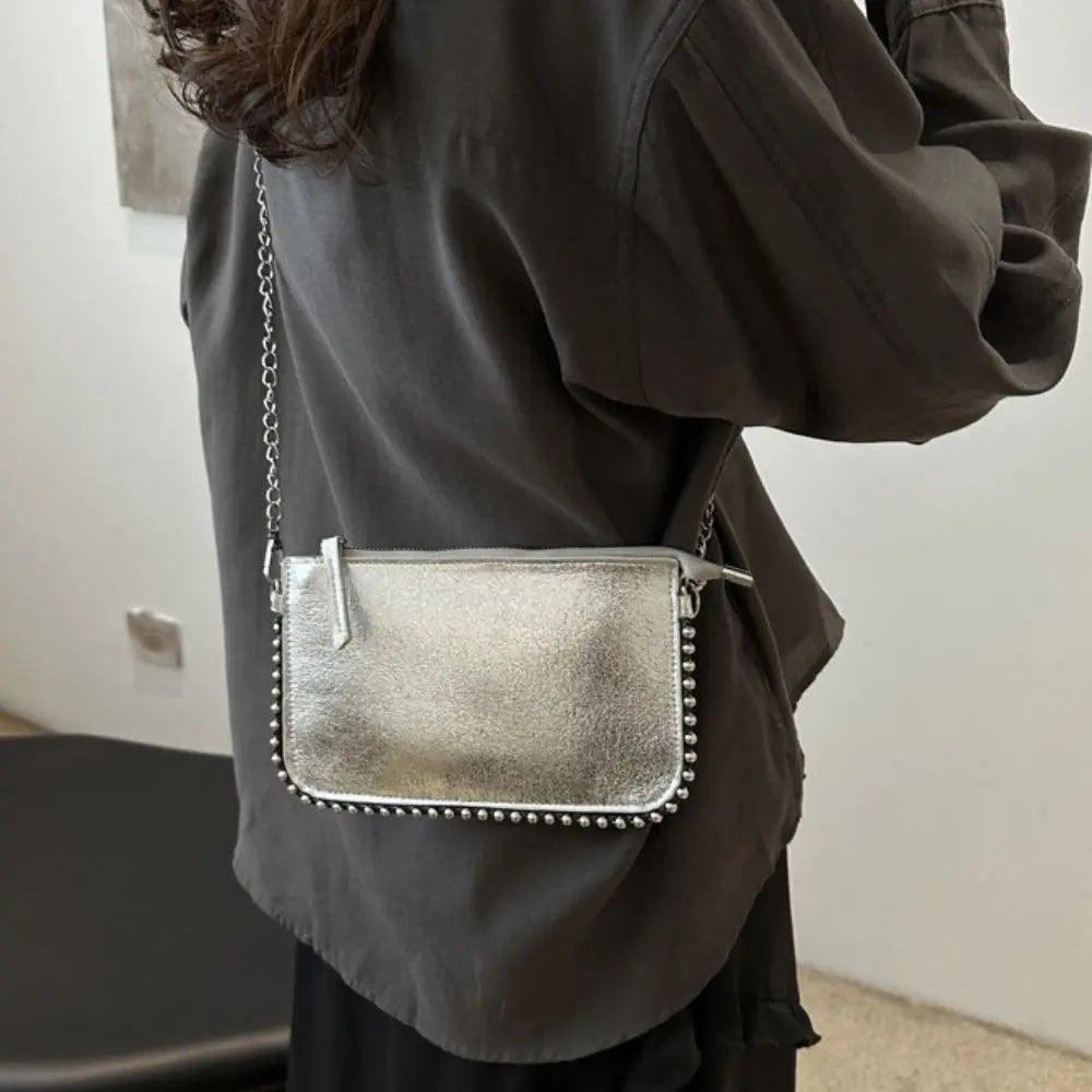 Rivet Underarm Tote Bag