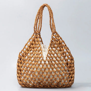 Handmade Beaded Beach Bag