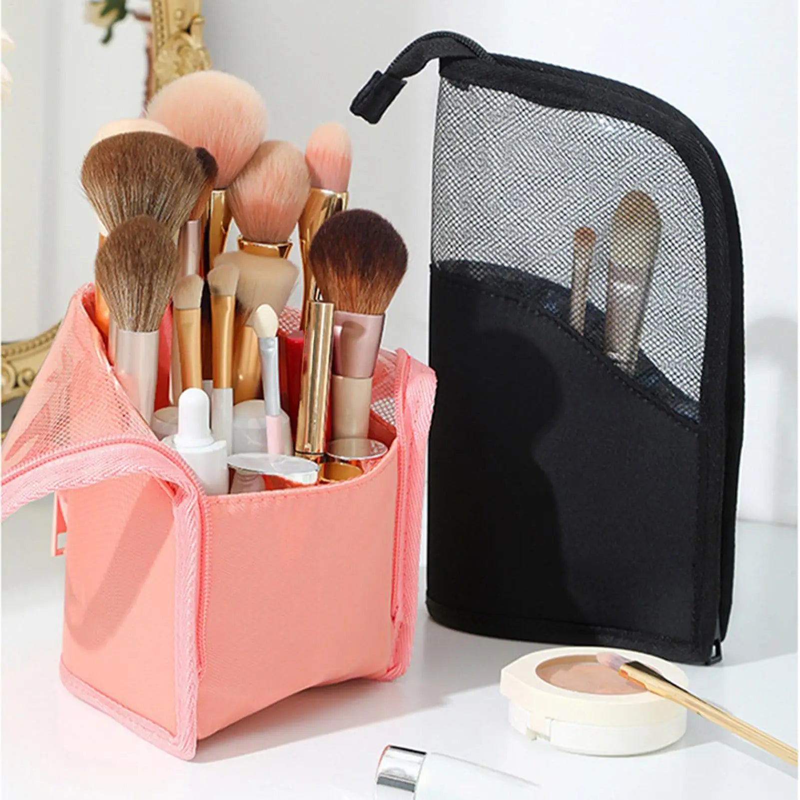 Standing Waterproof Makeup Bag