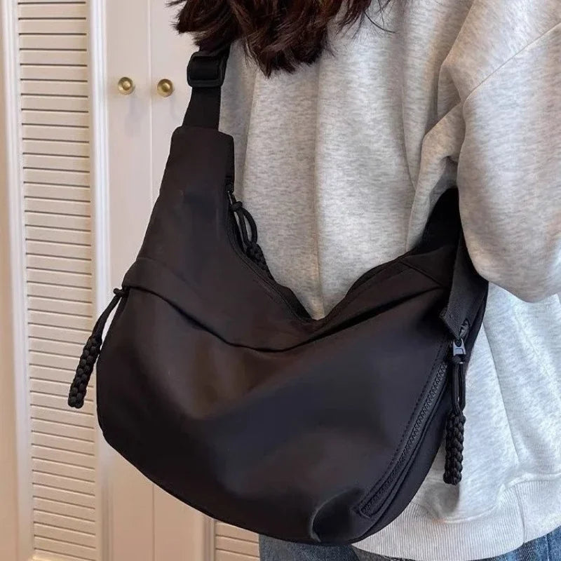 Nylon Hobo Tote Bag