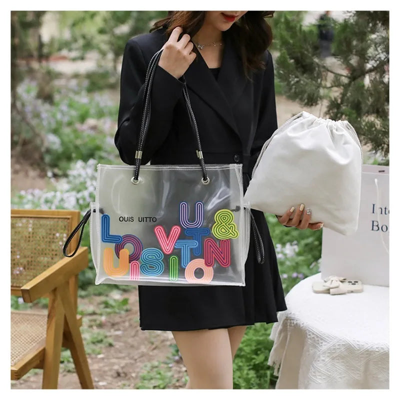 Transparent Jelly Tote Bag