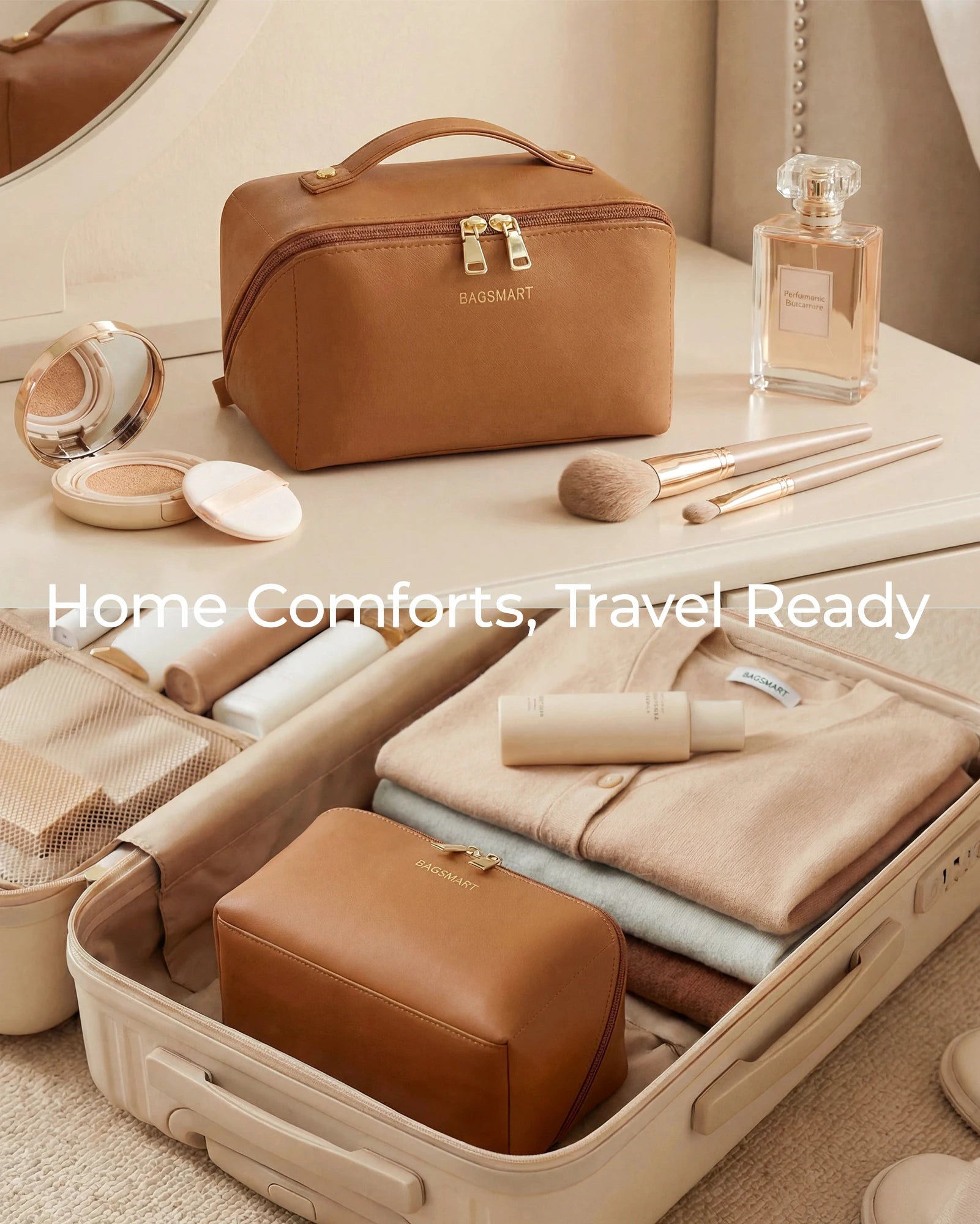 Large Travel Makeup Bag