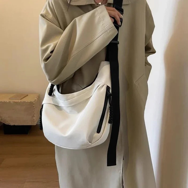 Nylon Hobo Tote Bag