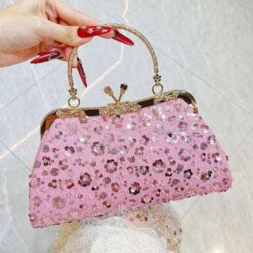 Rhinestone Banquet Shoulder Bag