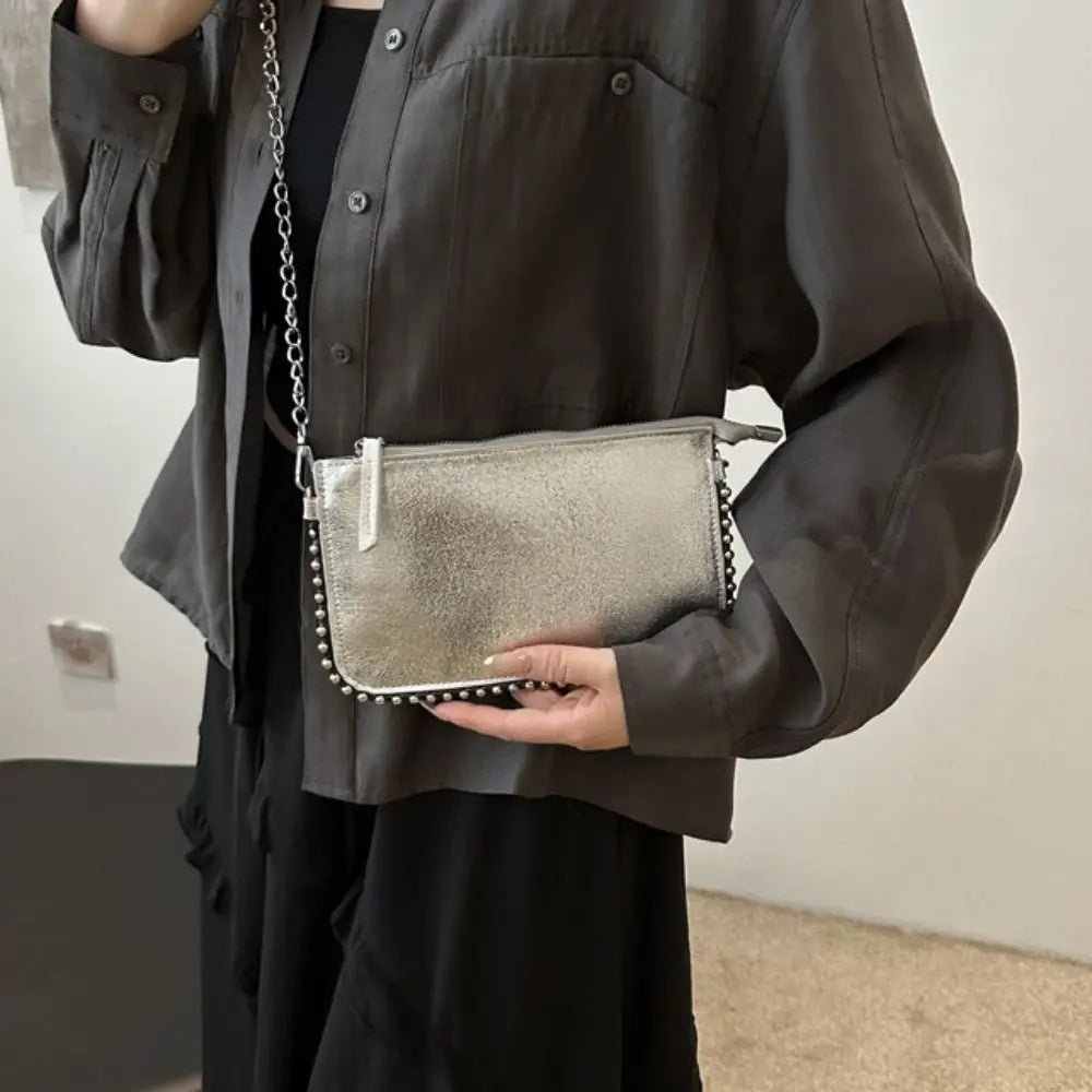 Rivet Underarm Tote Bag