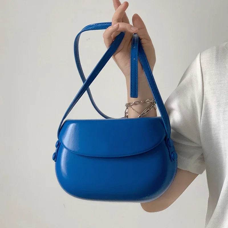 Candy Color Saddle Bag