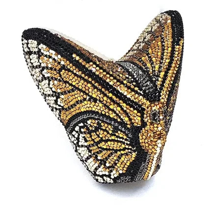 Butterfly Crystal Clutch Bag