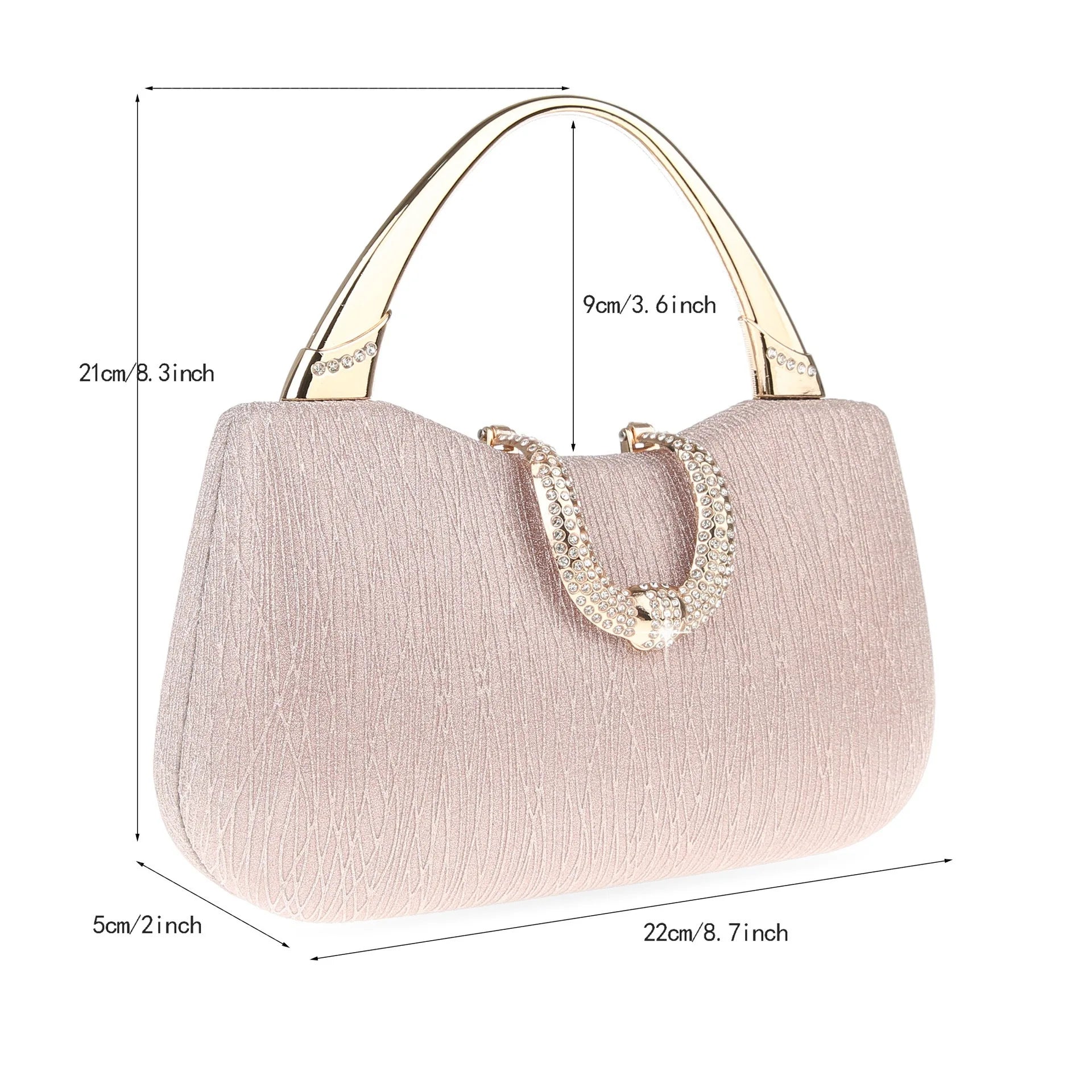 Pearl Rhinestone Shoulder Bag