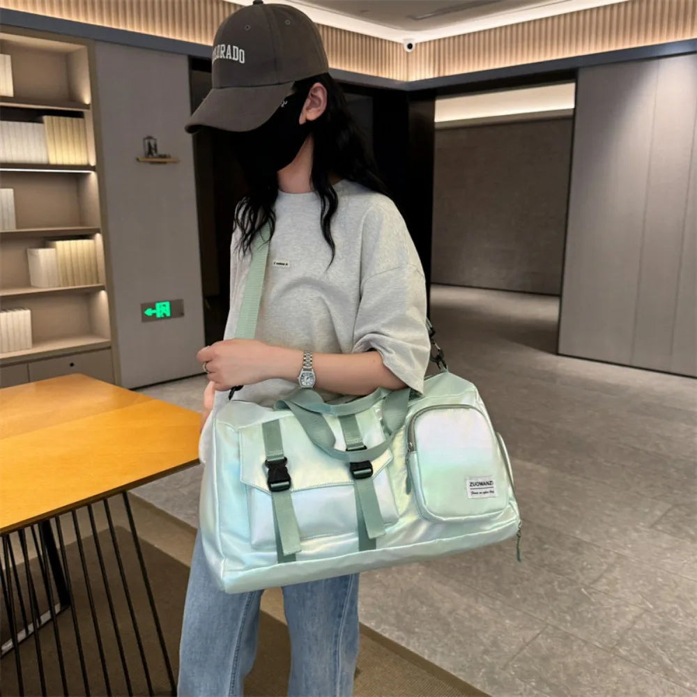 Holographic Weekend Duffel Bag