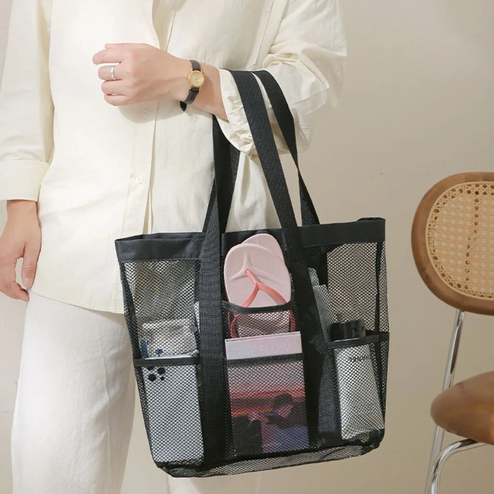 Foldable Mesh Beach Bag