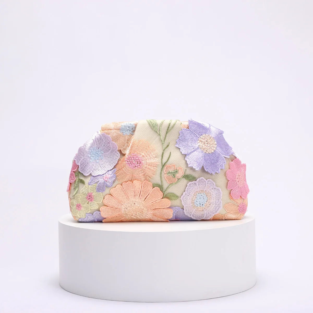 Sequin Shell Clutch Bag