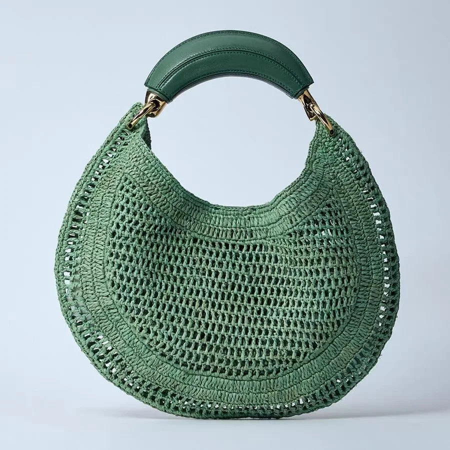 Handmade Woven Hobo Bag