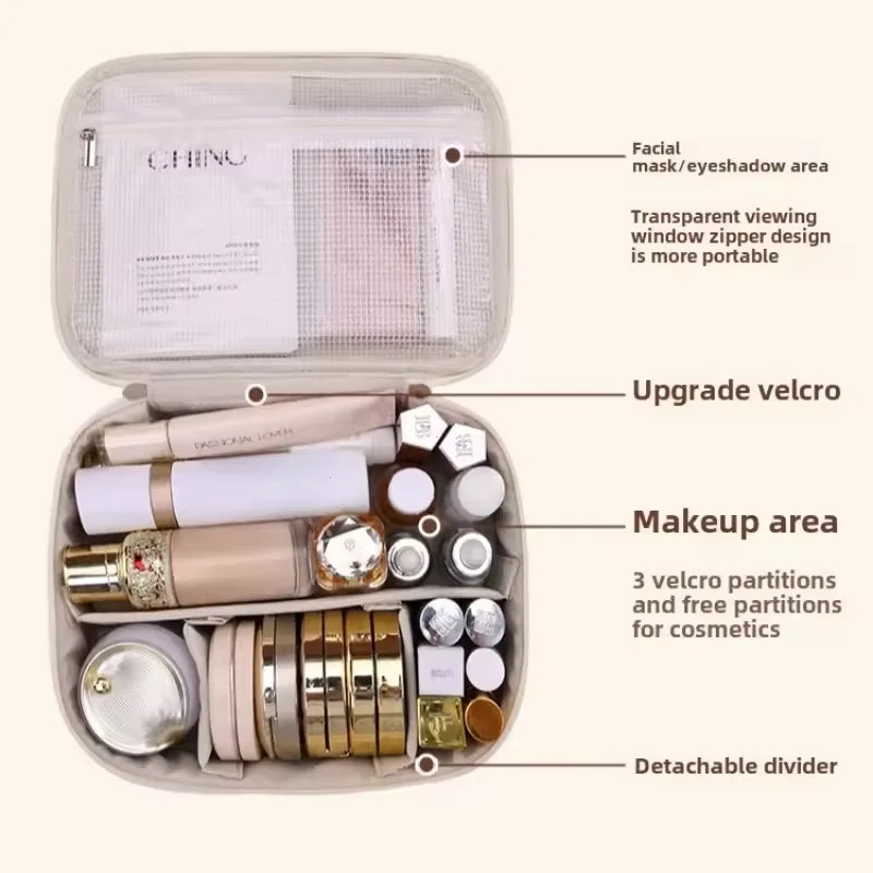 Luxury Double Layer Makeup Bag