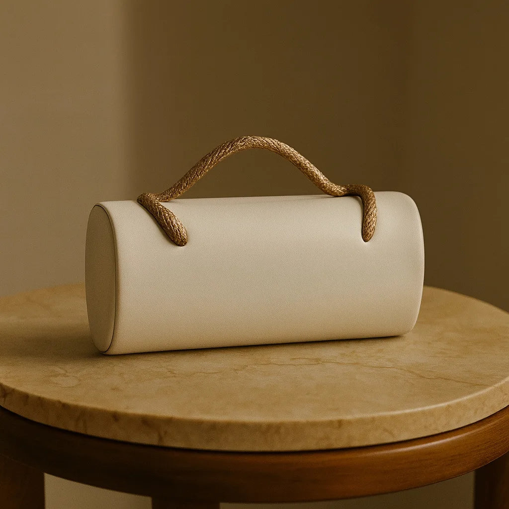 Snake Print Clutch Bag