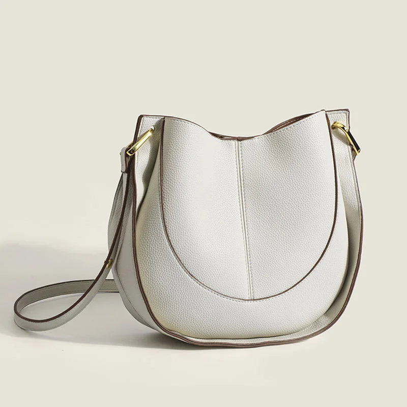 Genuine Leather Saddle Bag