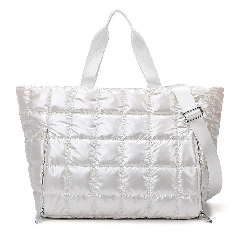 Quilted Travel Tote Bag
