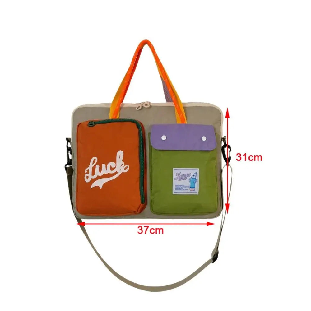 Canvas Laptop Tote Bag
