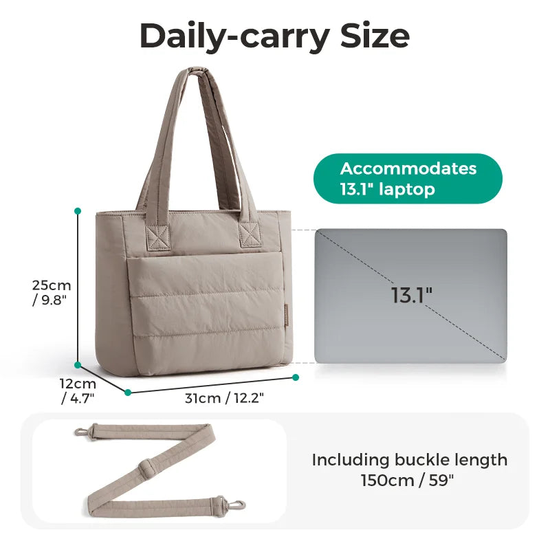 Padded College Tote Bag