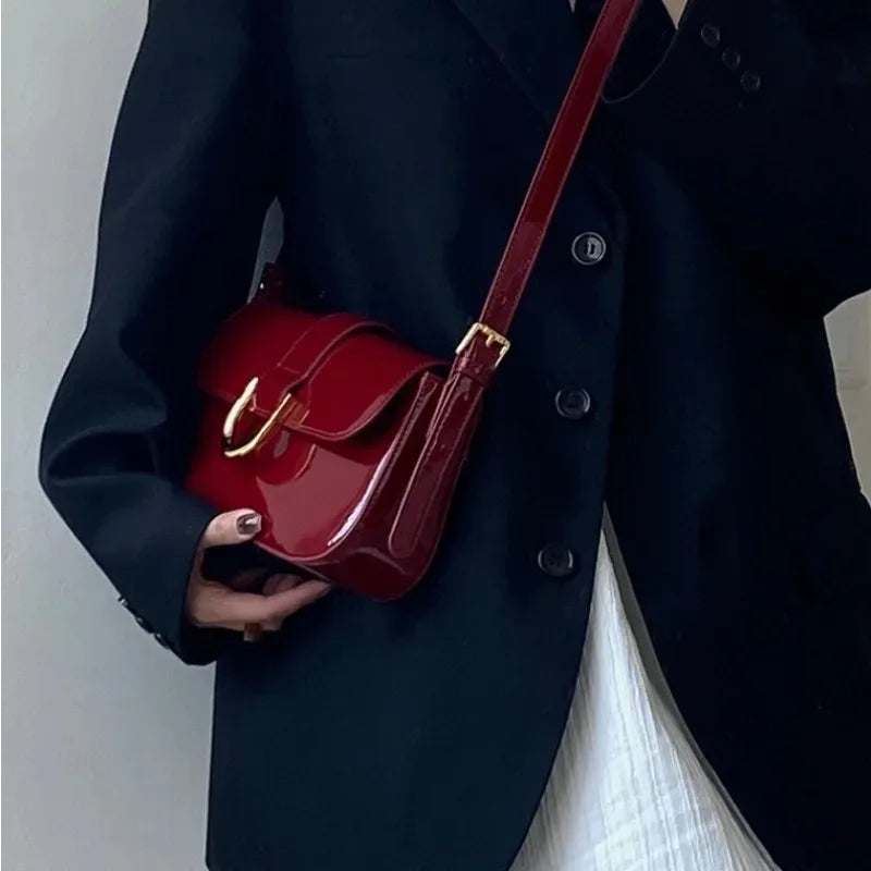 Horseshoe Buckle Crossbody Bag