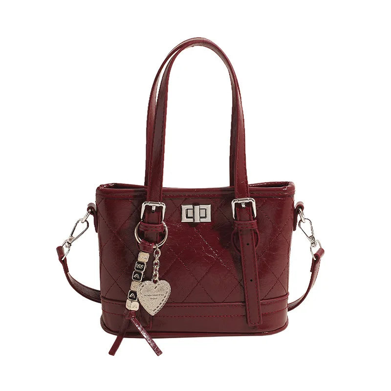 Diamond Crossbody Tote Bag