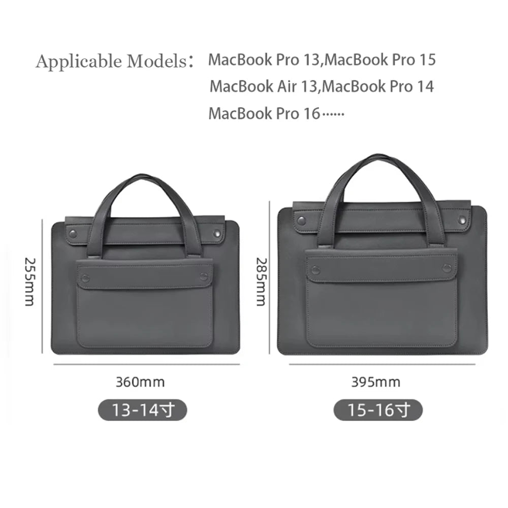 Leather Laptop Briefcase Bag