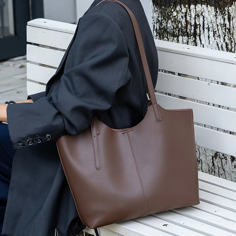 Genuine Leather Tote Bag