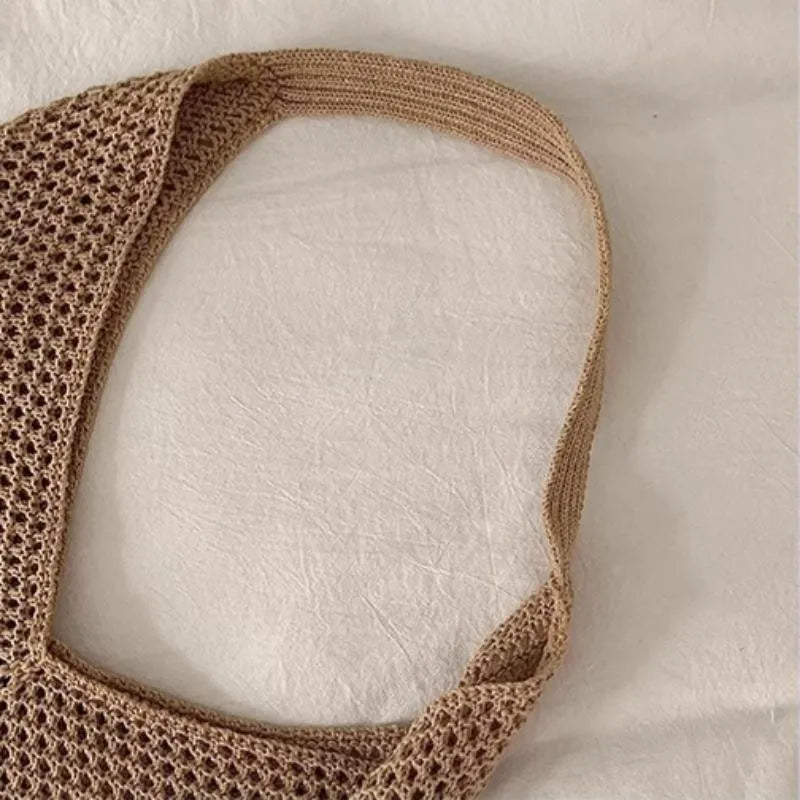 Crochet Daisy Tote Bag