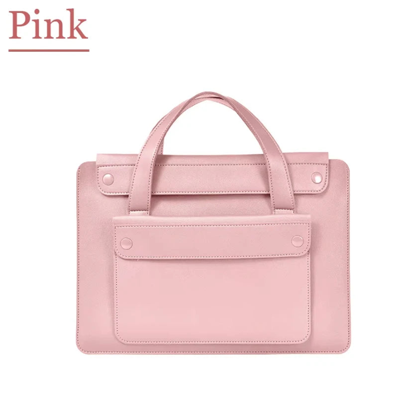 Leather Laptop Briefcase Bag