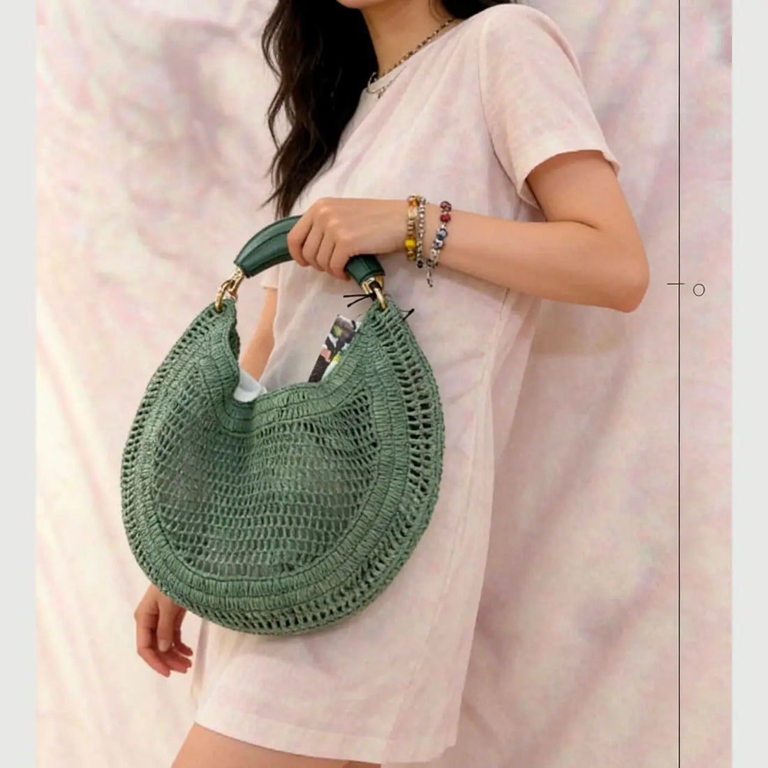 Handmade Woven Hobo Bag