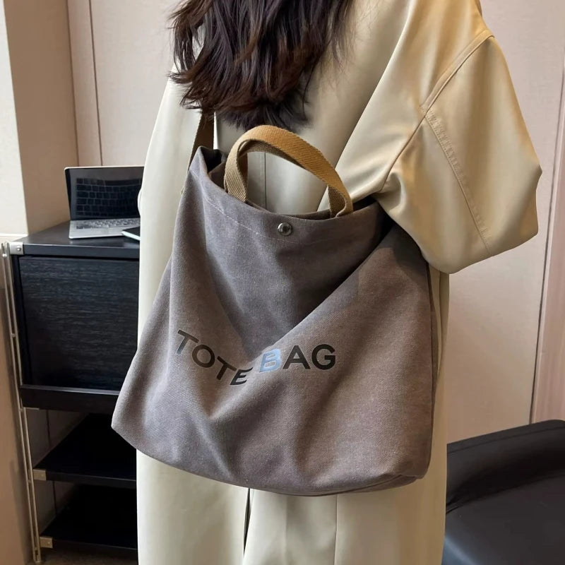 Retro Canvas Tote Bag