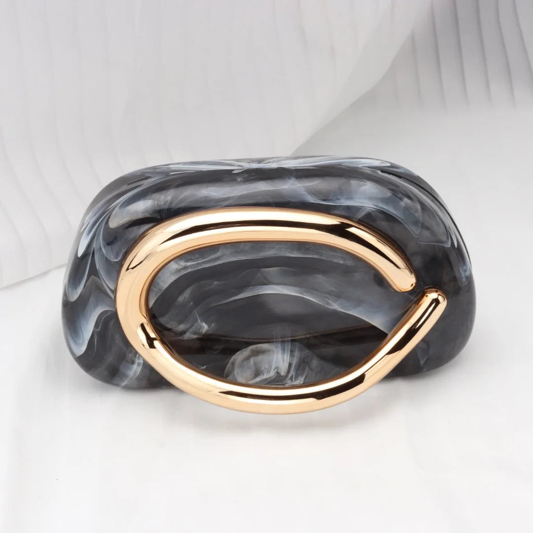 Gold Box Clutch Bag