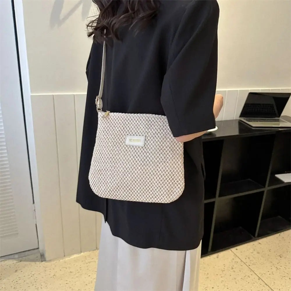 Summer Straw Shoulder Bag