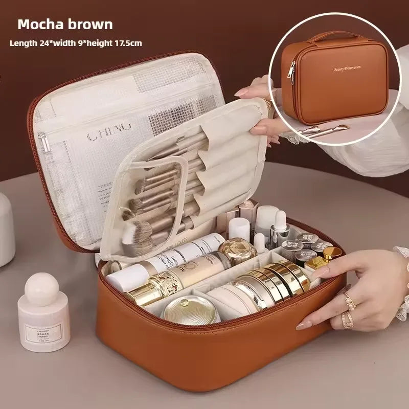 Luxury Double Layer Makeup Bag