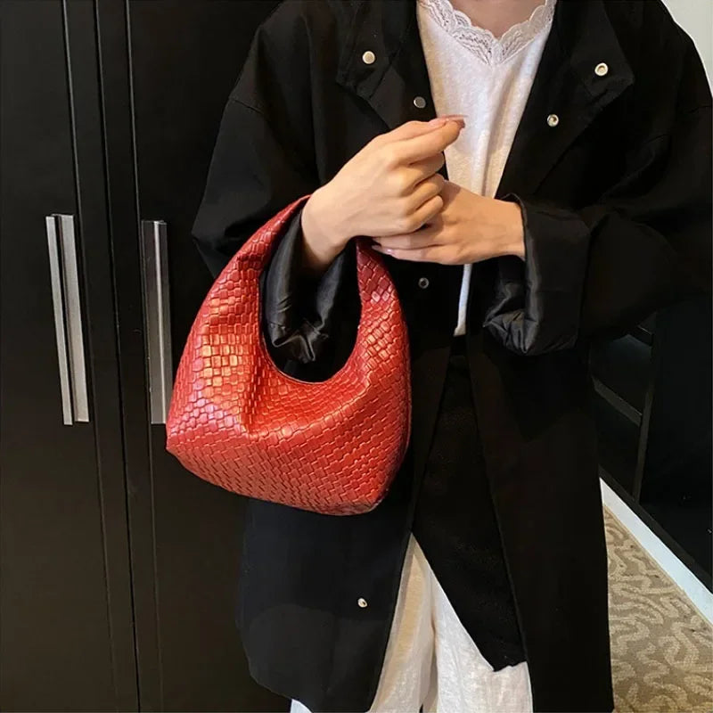 Woven Embossed Tote Bag