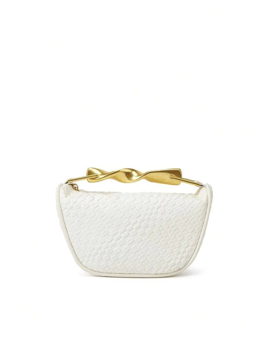 Half Moon Straw Bag