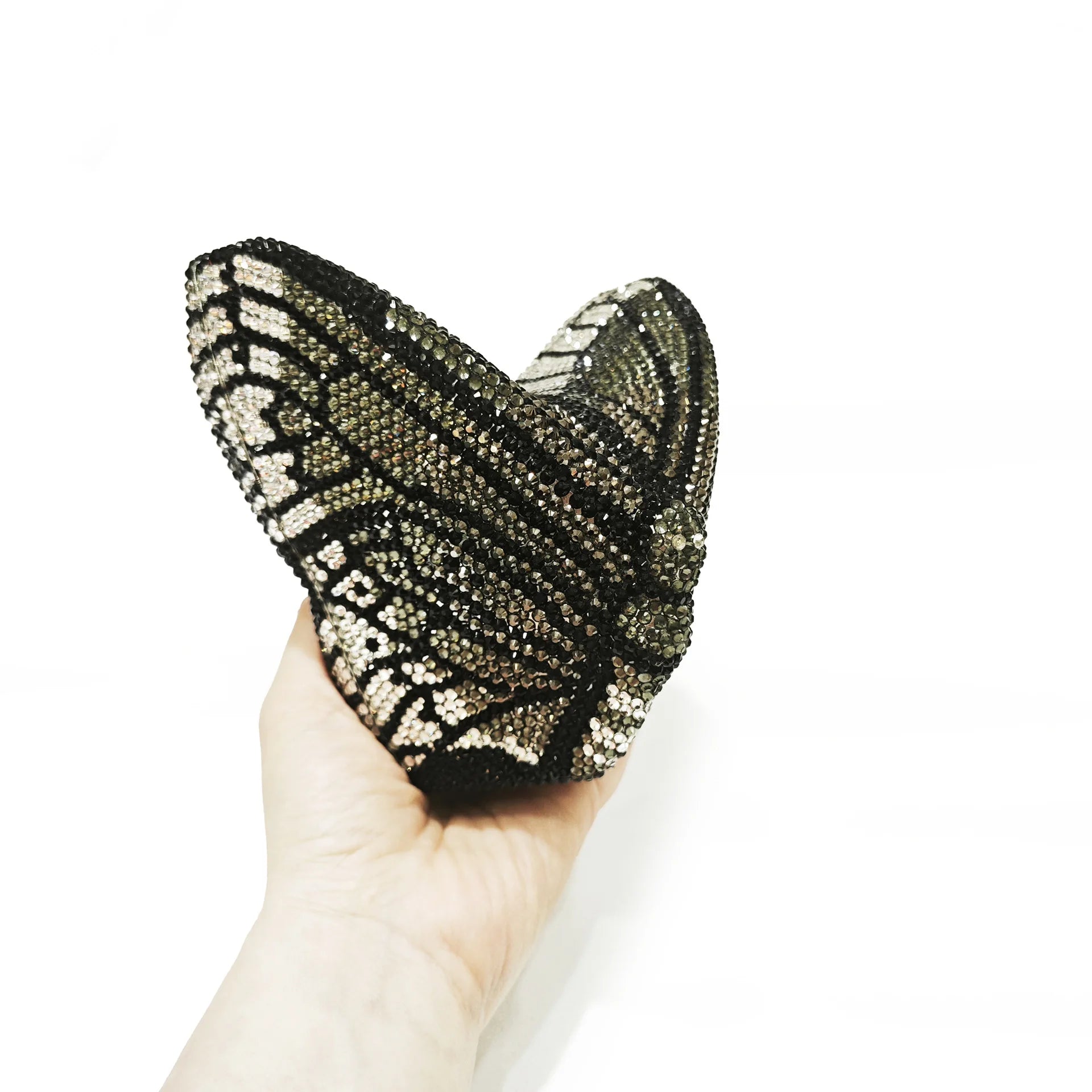 Butterfly Crystal Clutch Bag