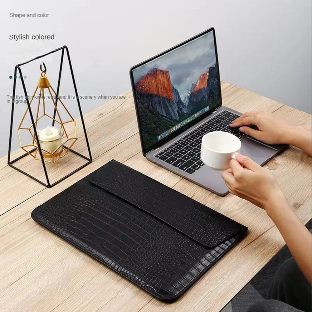 Custom Leather Laptop Sleeve