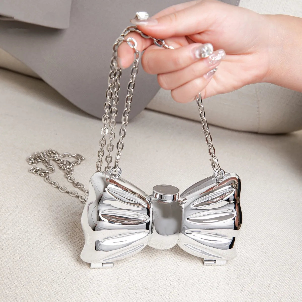 Round Acrylic Evening Bag