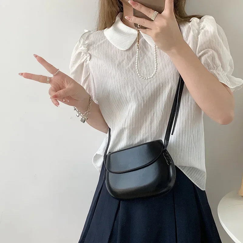 Candy Color Saddle Bag
