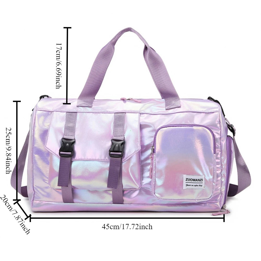 Holographic Weekend Duffel Bag