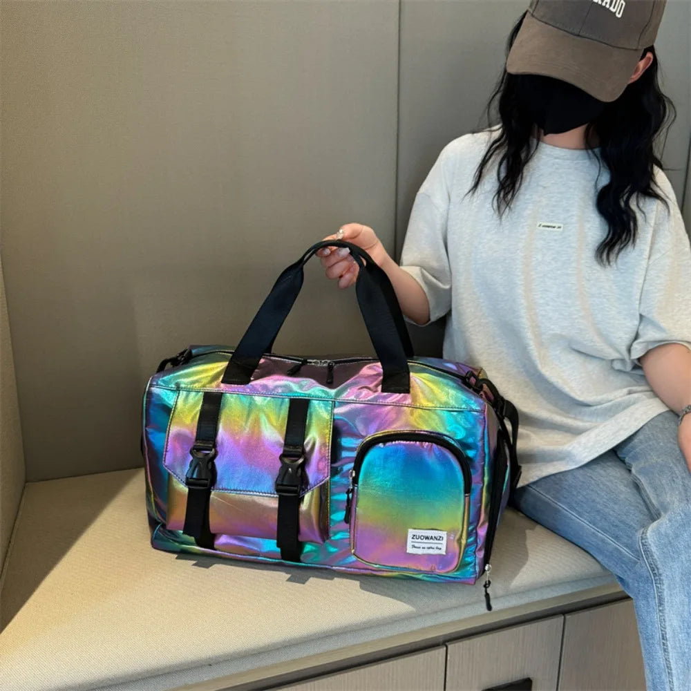 Holographic Weekend Duffel Bag