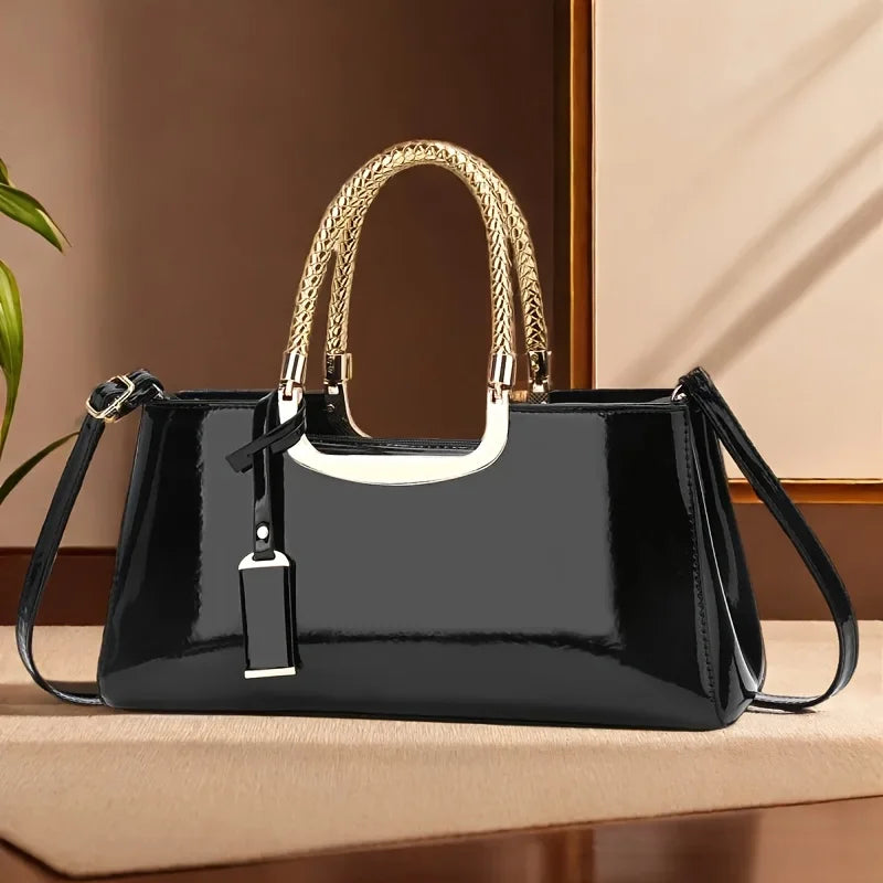 Glossy PU Evening Bag