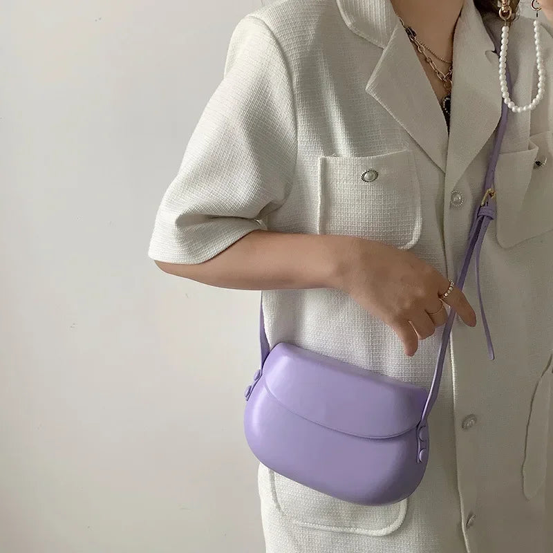 Candy Color Saddle Bag