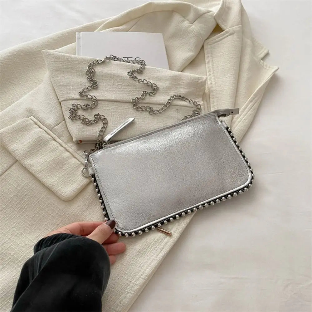 Rivet Underarm Tote Bag
